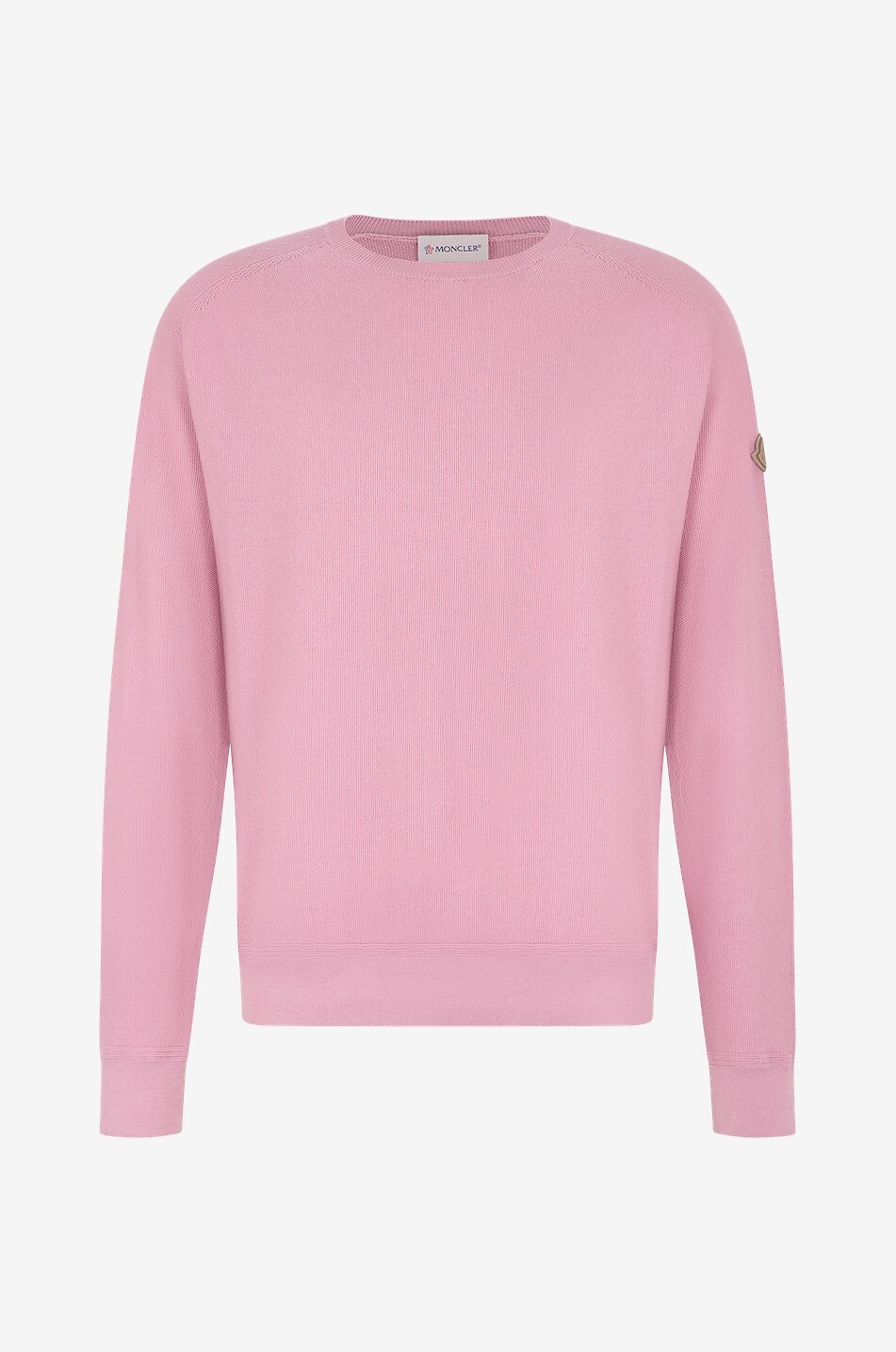 Fine cotton and cashmere piqué knit jumper