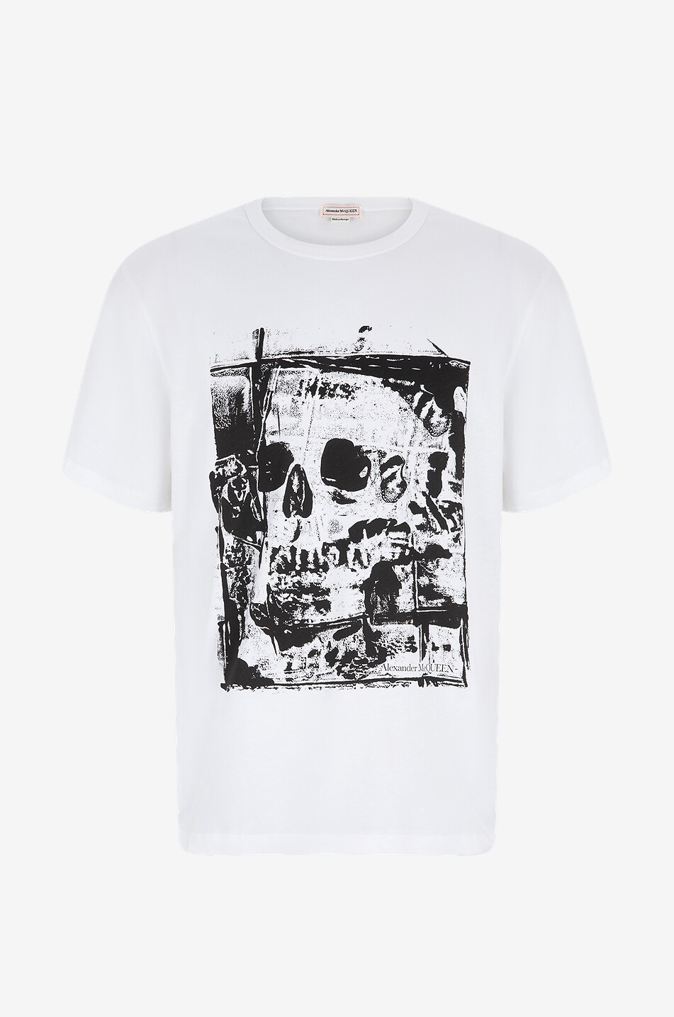 Kurzarm-T-Shirt mit Print Fold Skull