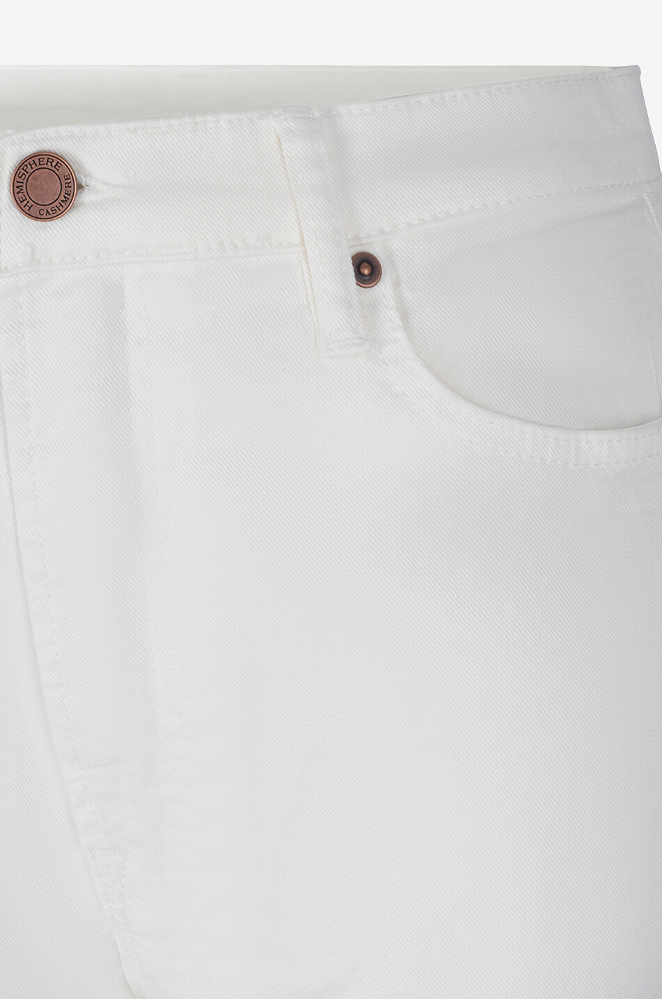 HEMISPHERE Jeans mit ausgestelltem Bein aus Baumwolle Niki Damen WEISS 3