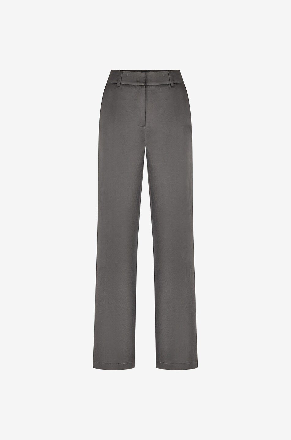 Amelie viscose linen and cotton straight-leg trousers