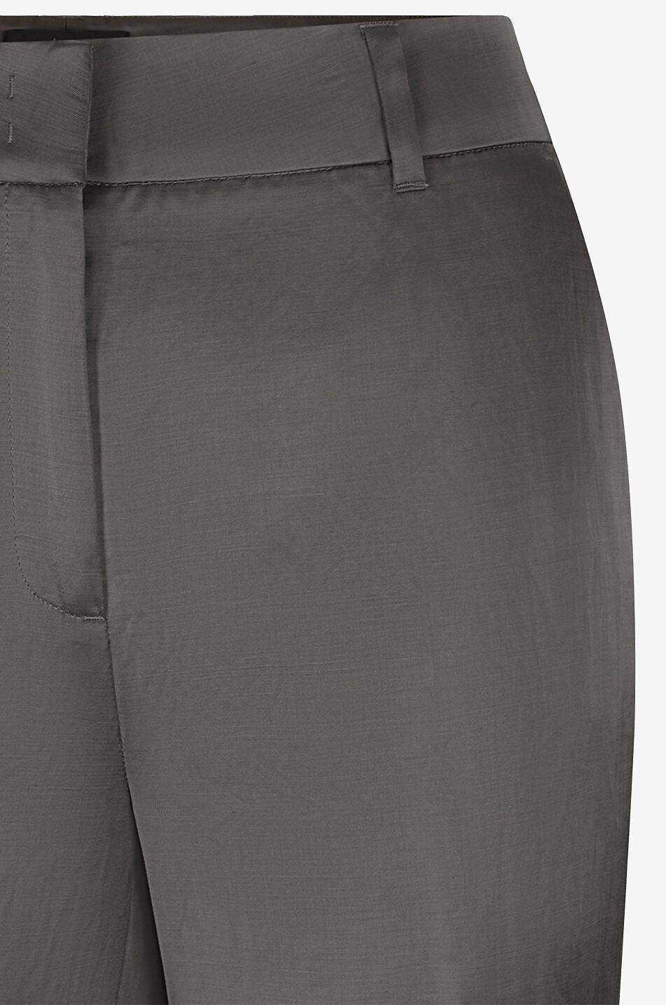 Amelie viscose linen and cotton straight-leg trousers