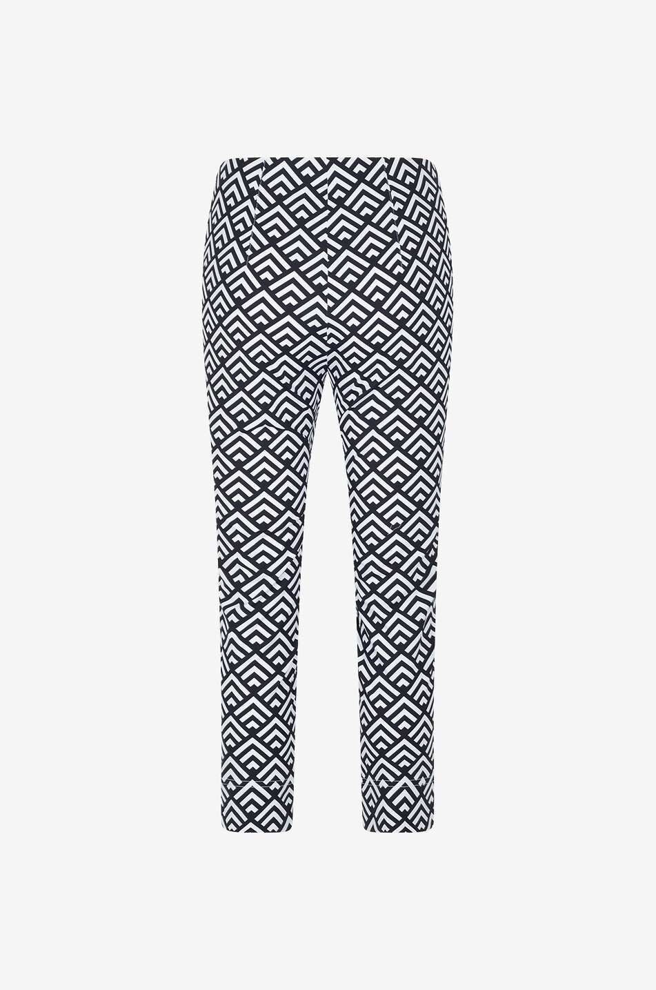 Pantalon slim motifs géométriques Capri