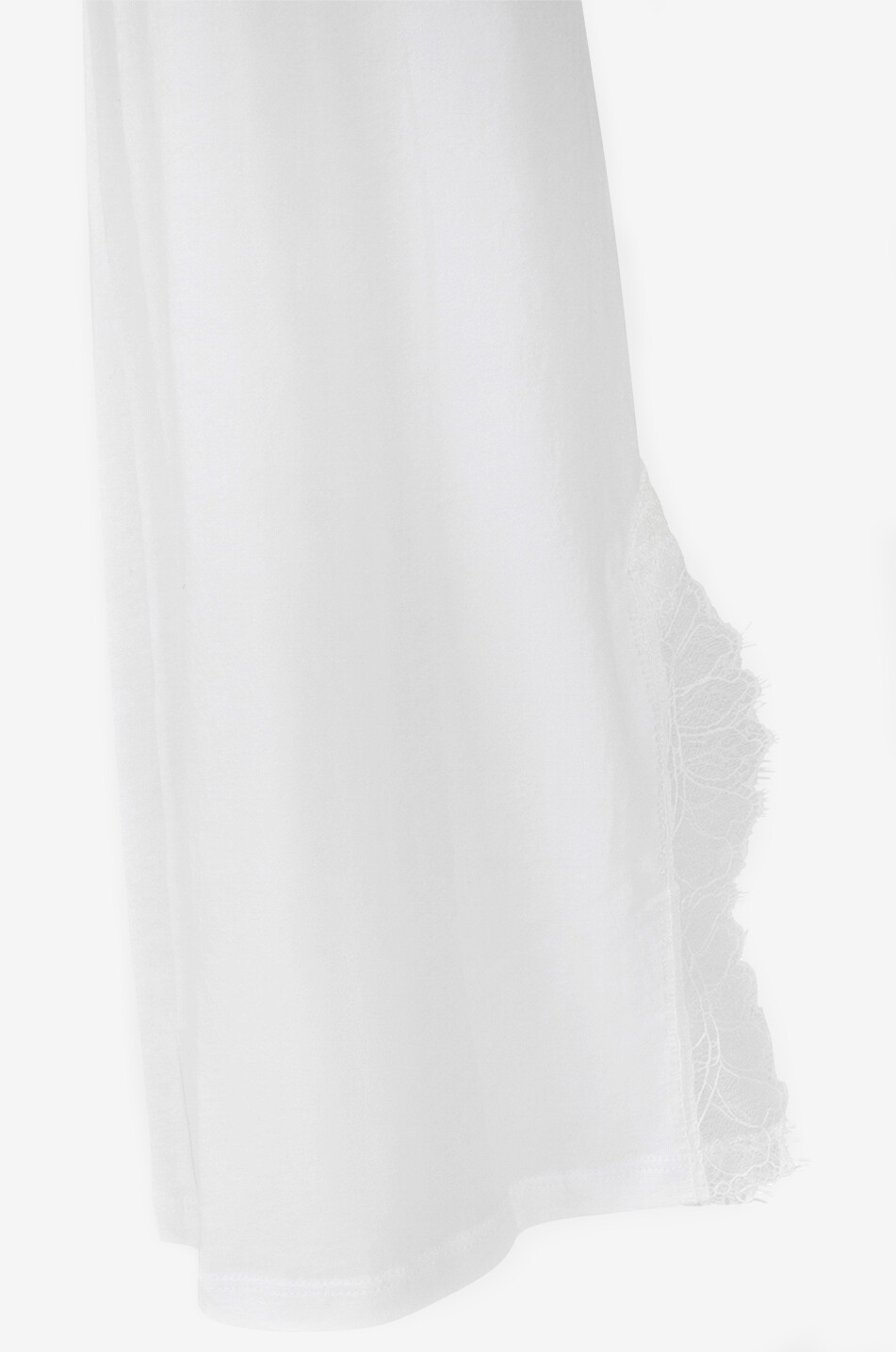 SKIN Bas de pyjama en coton pima biologique Lace Femme BLANC 3