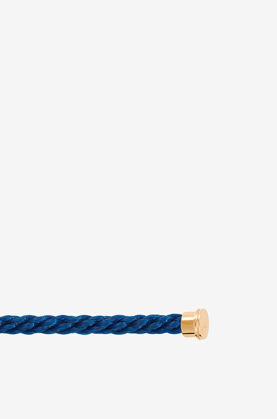 Force10 GM Bleu Jean bracelet cable with golden ends