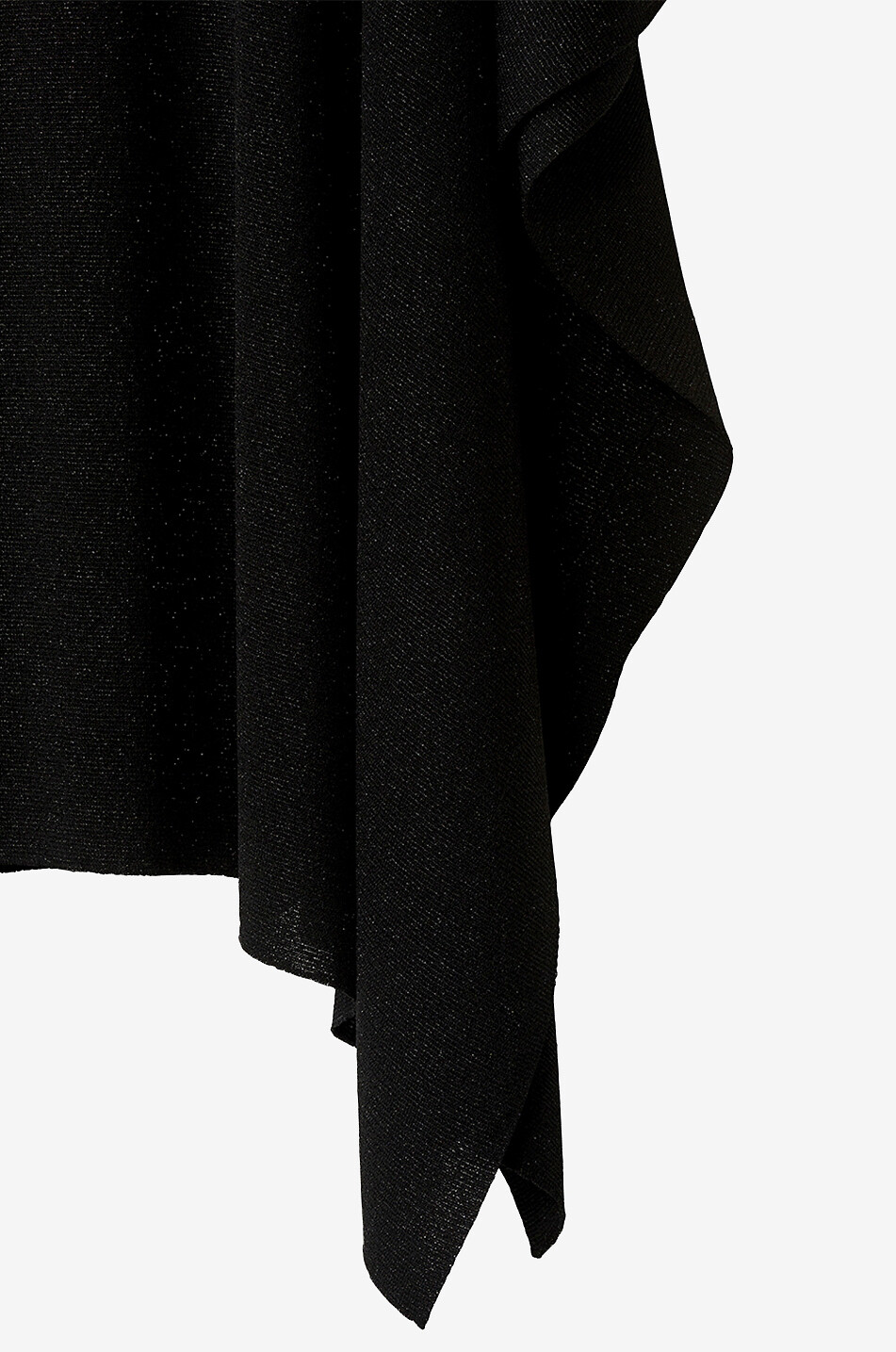 Milano-Jersey-Cape mit Lurex