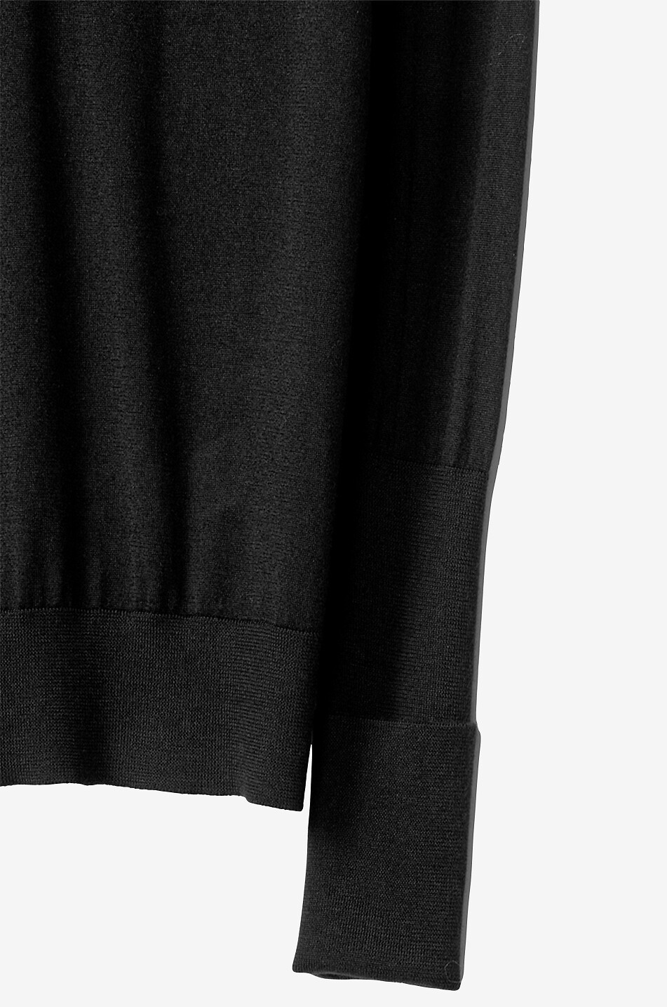 FABIANA FILIPPI Feiner weiter Kaschmir- und Seidenpullover mit V-Ausschnitt Damen SCHWARZ 3