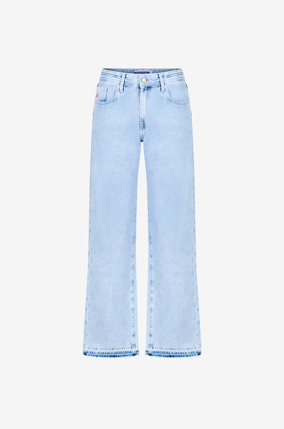 JACOB COHEN Jean large en coton Hailey Femme BLEU CLAIR 1