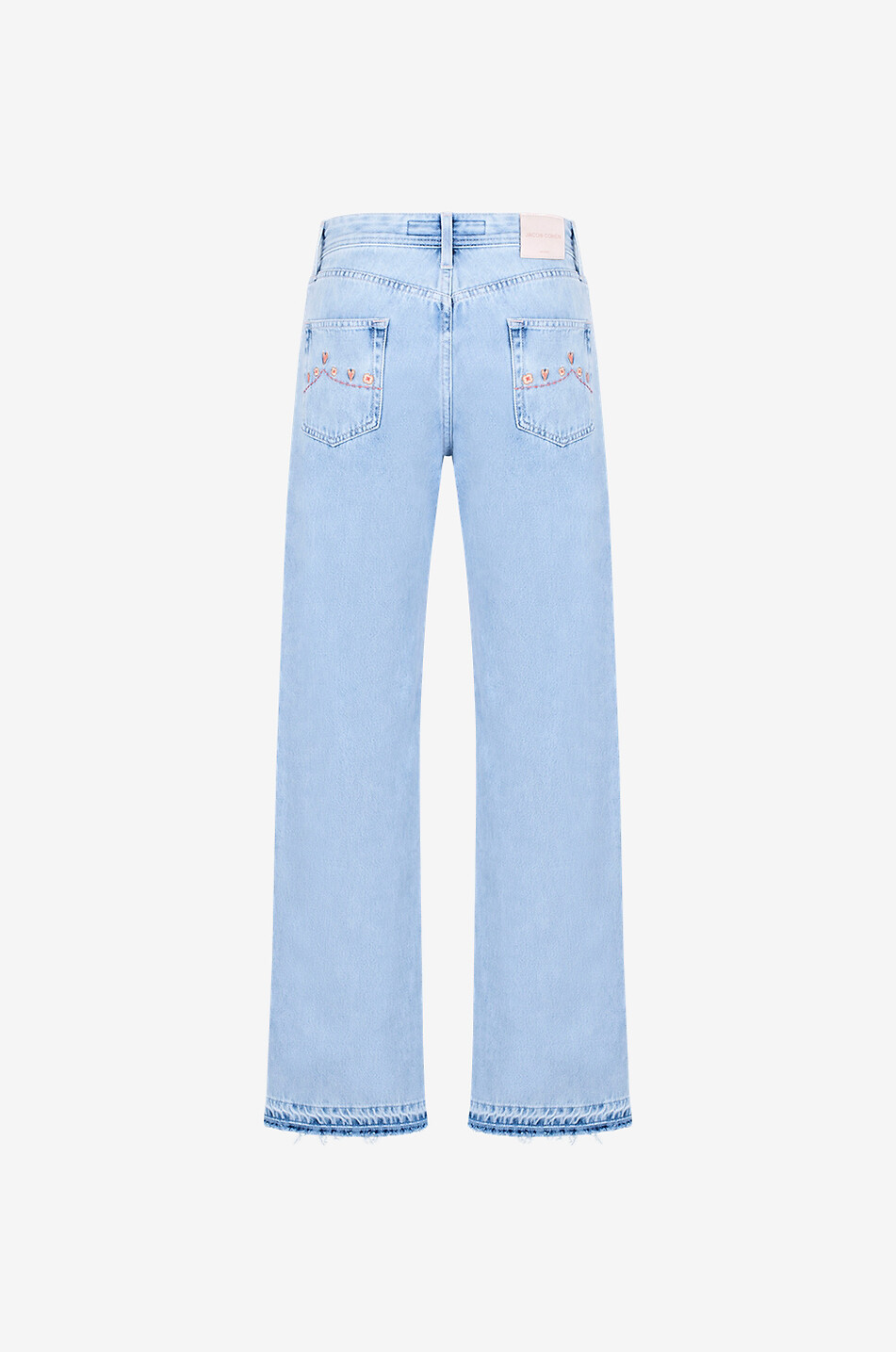 JACOB COHEN Jean large en coton Hailey Femme BLEU CLAIR 2