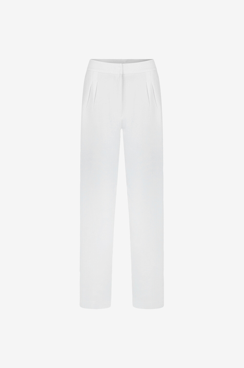 HEMISPHERE Verkürzte Crêpehose mit weitem Bein Sarita Damen WEISS 1