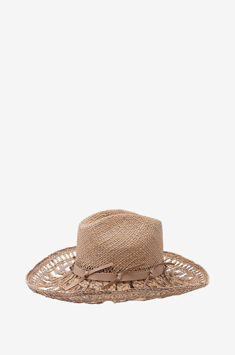 CATARZI 1910 Chapeau en fibre de paille Van Gogh Femme BEIGE 1
