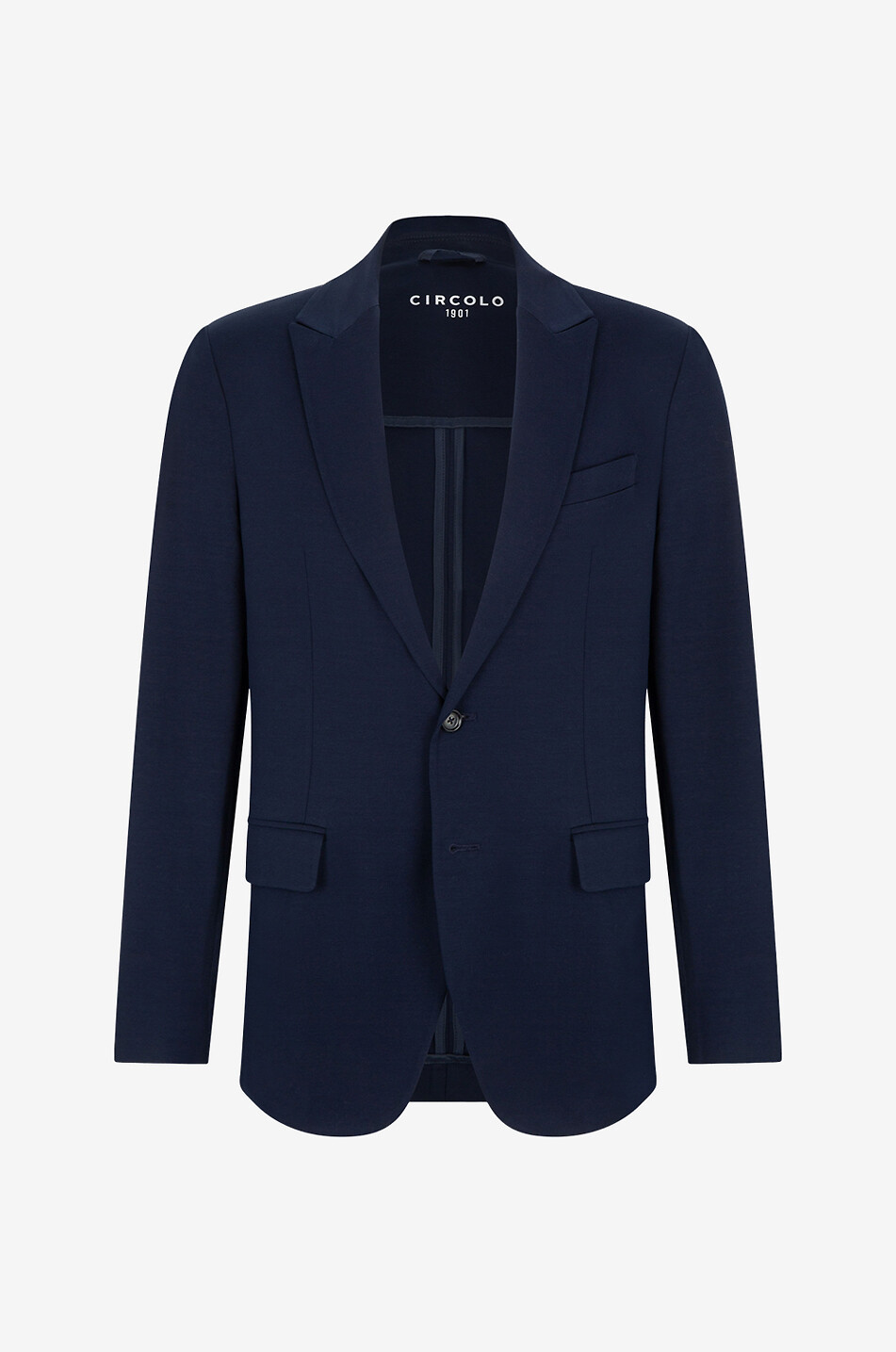 Blazer en jersey à boutonnage simple