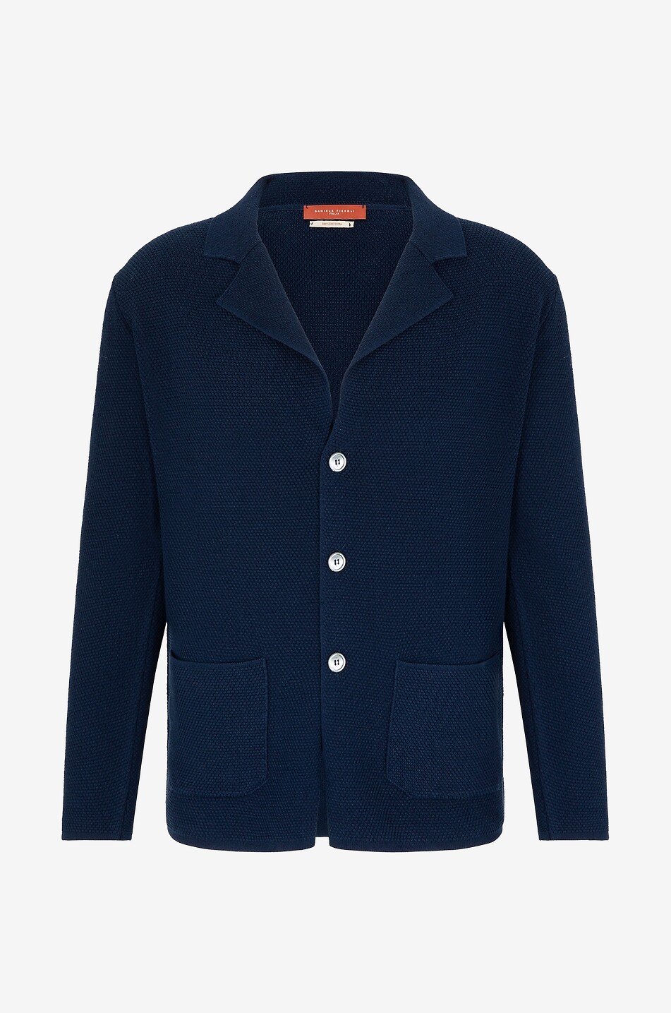 Textured knit blazer spirit cardigan