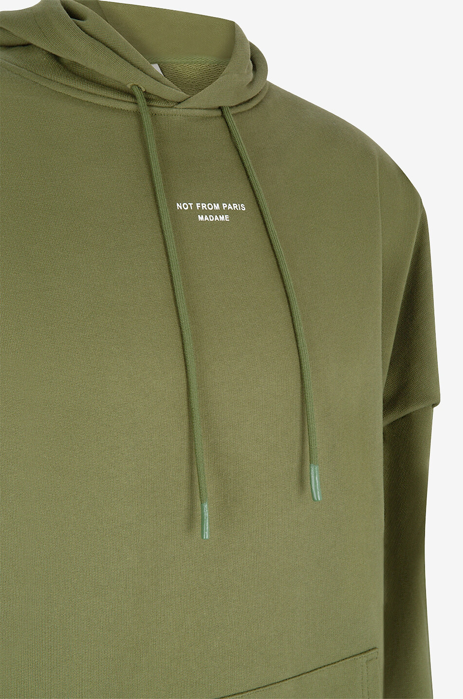 Le Hoodie Slogan. hooded sweatshirt