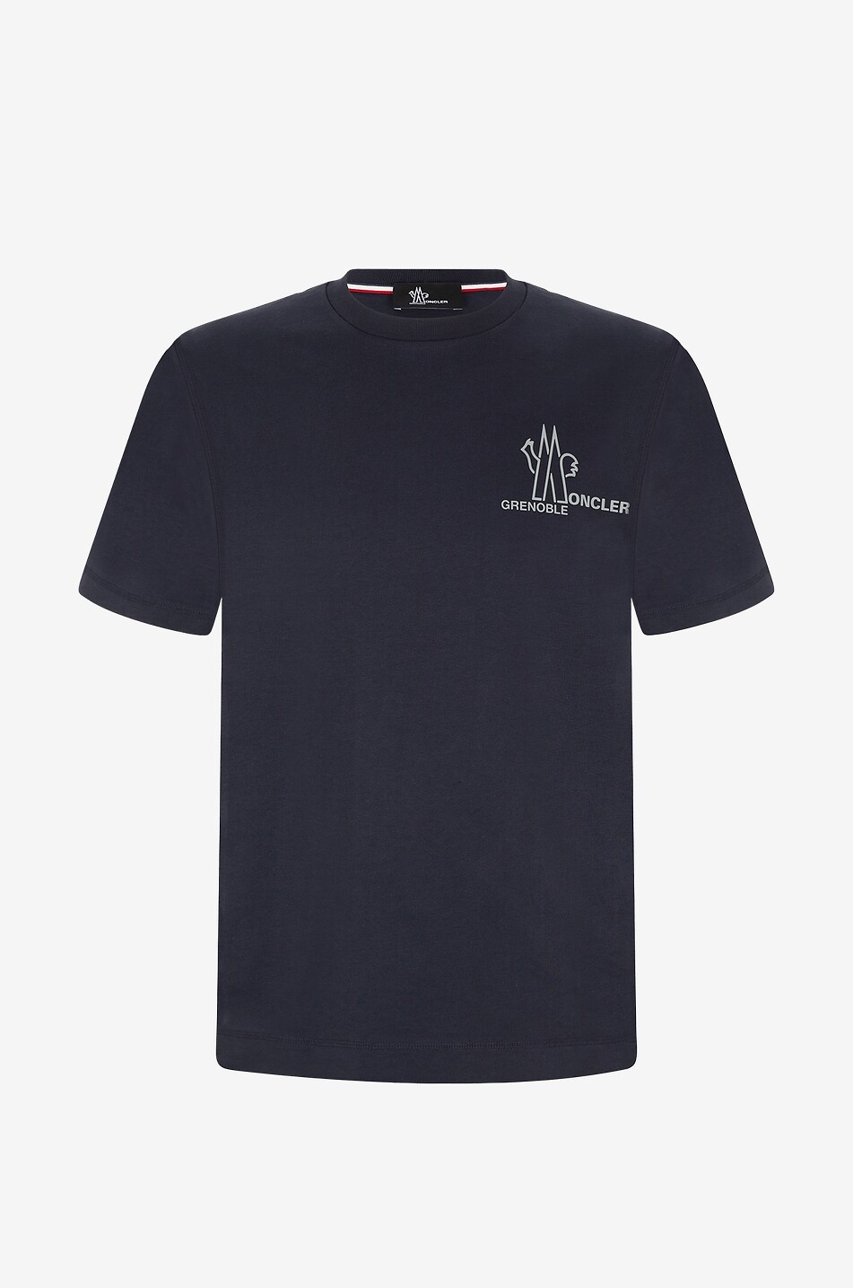MONCLER GRENOBLE T-shirt à manches courtes imprimé logo Day-Namic Homme BLEU MOYEN 1