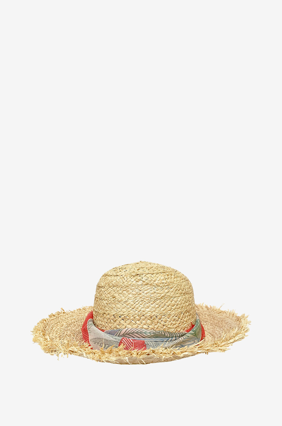 Chapeau tressé effiloché Izzie