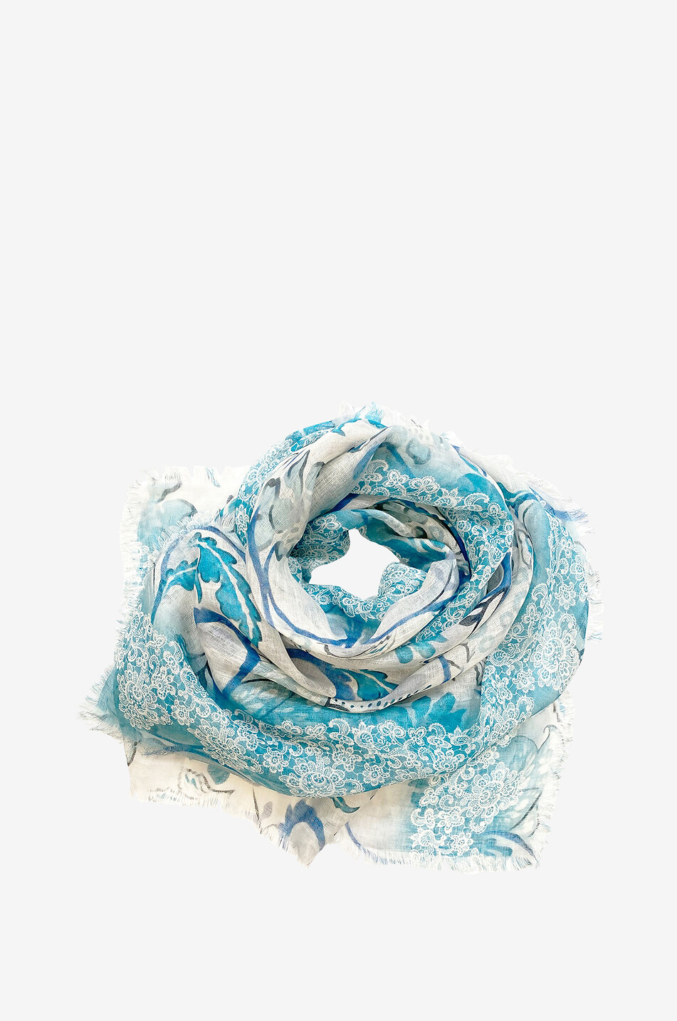 Irma Li printed shawl