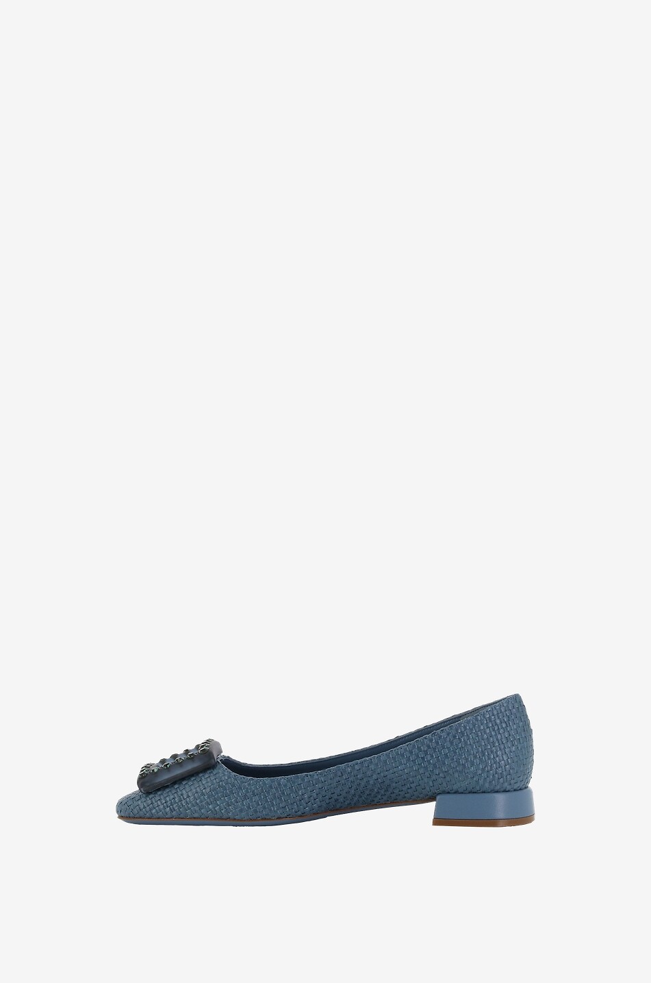 Ballerines en raphia et cristaux Boyn