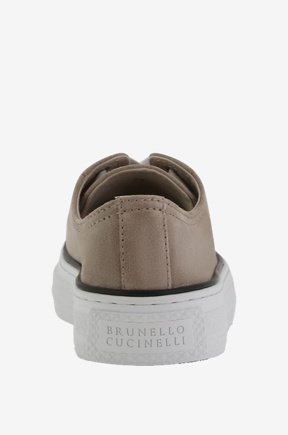 Monili cap toe low-top lace-up sneakers in suede