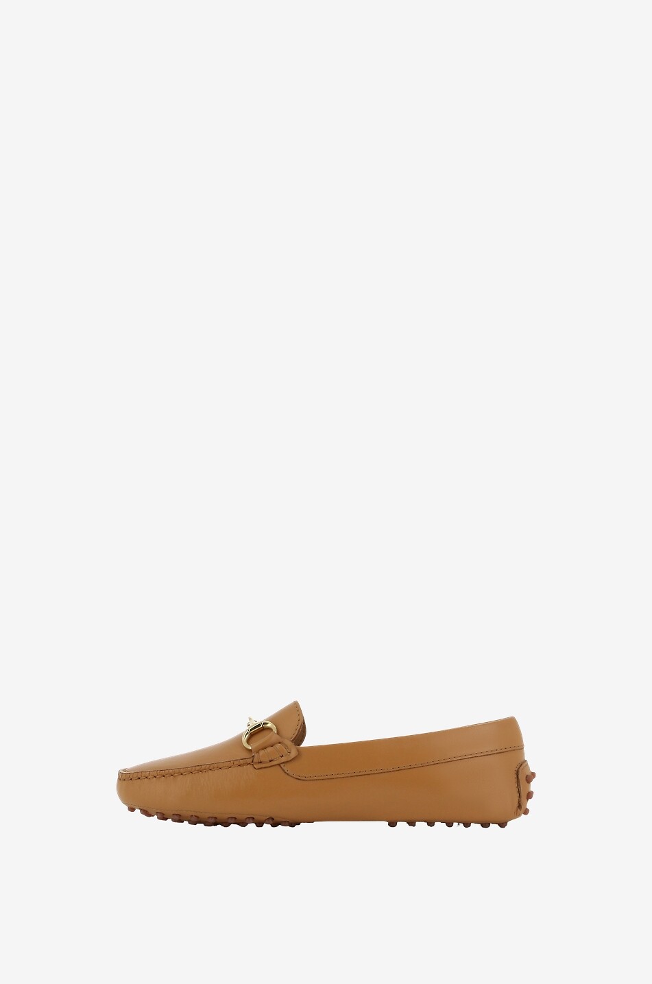 BONGÉNIE Mocassins en cuir nappa à picots Monza Femme CAMEL 3