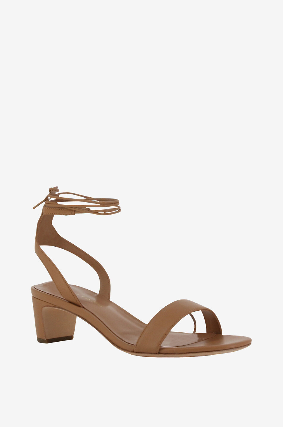 Jackie 45 lace-up sandals in nappa leather
