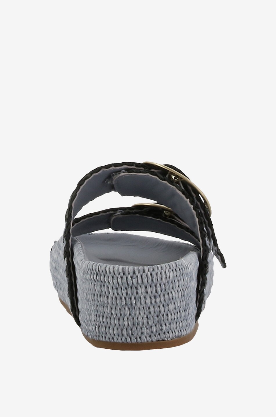 LOEFFLER RANDALL Plateau-Utility-Sandalen aus Bast Theo Damen HELLBLAU 4