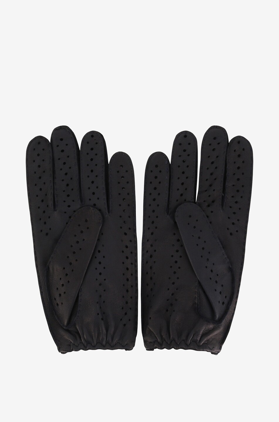 Handschuhe aus Hirschleder mit Perforationen