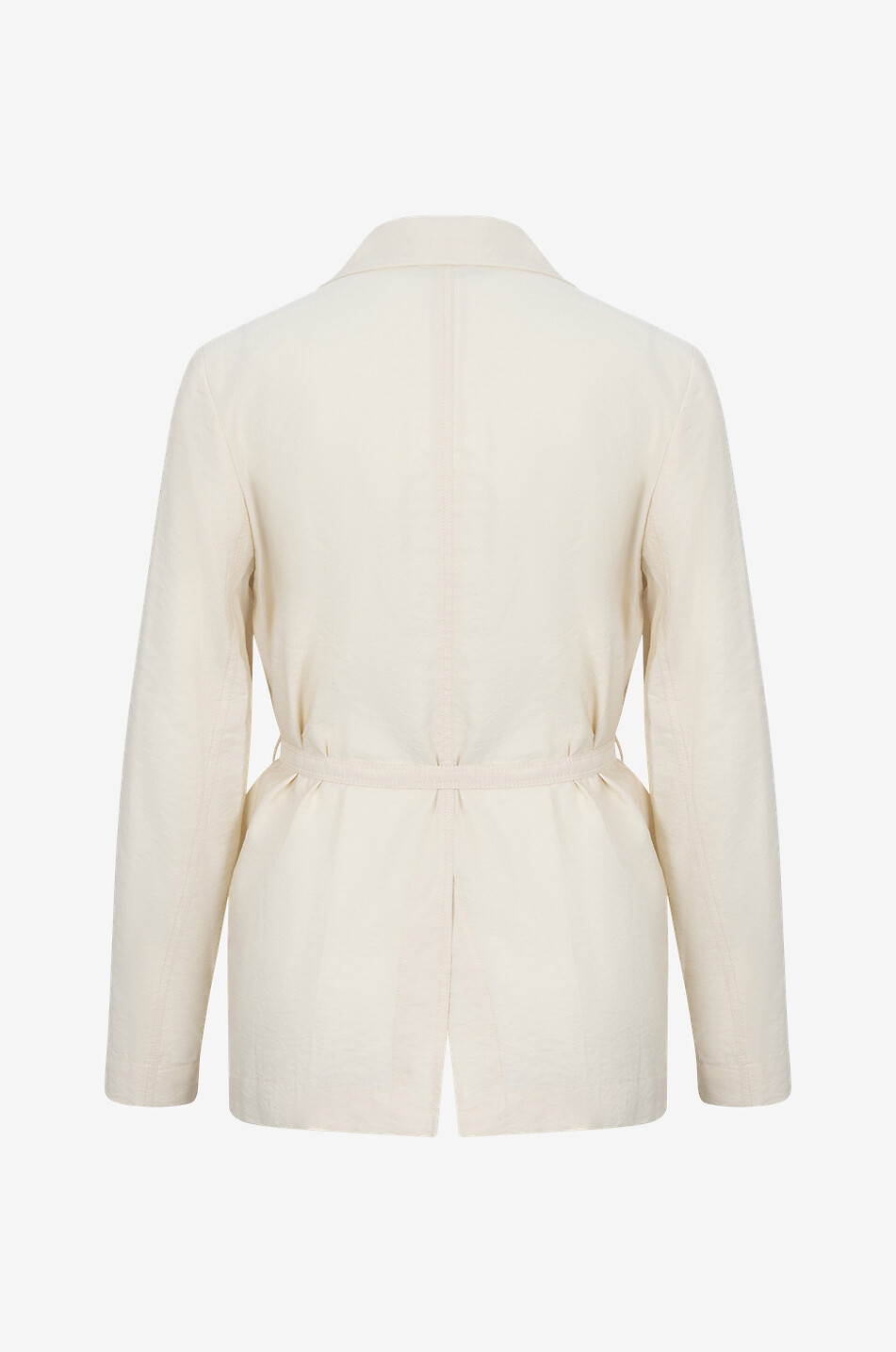 JOSEPH Blazerjacke aus Seidentwill mit Gürtel Mayet Damen CREMEFARBEN 2