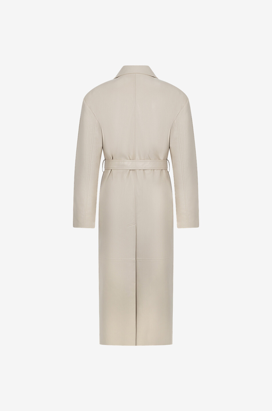 THE FRANKIE SHOP Trench long Tina Femme BLANC CASSE 2