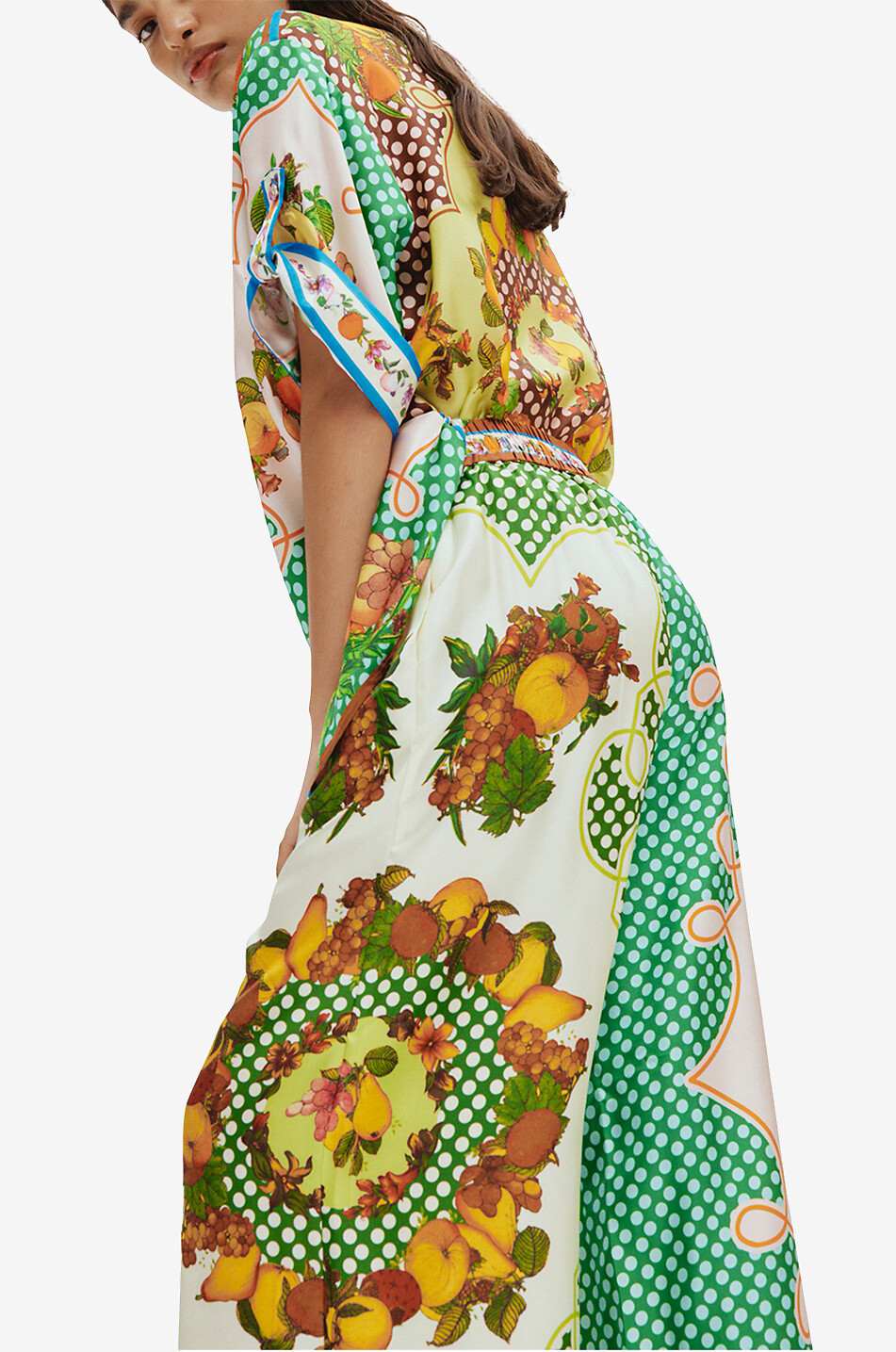 ALEMAIS Seidenhose mit weitem Bein Lemonis Damen BUNT 3