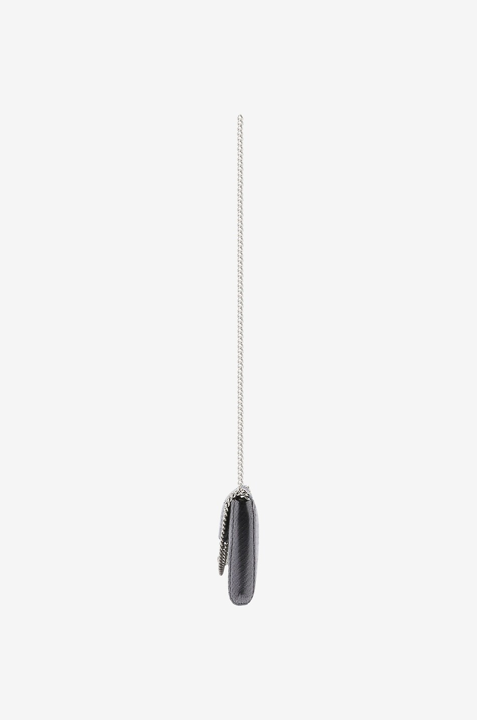 STELLA McCARTNEY Geflochtene vegane Brieftasche mit Kettengurt Falabella Damen BLAU 4