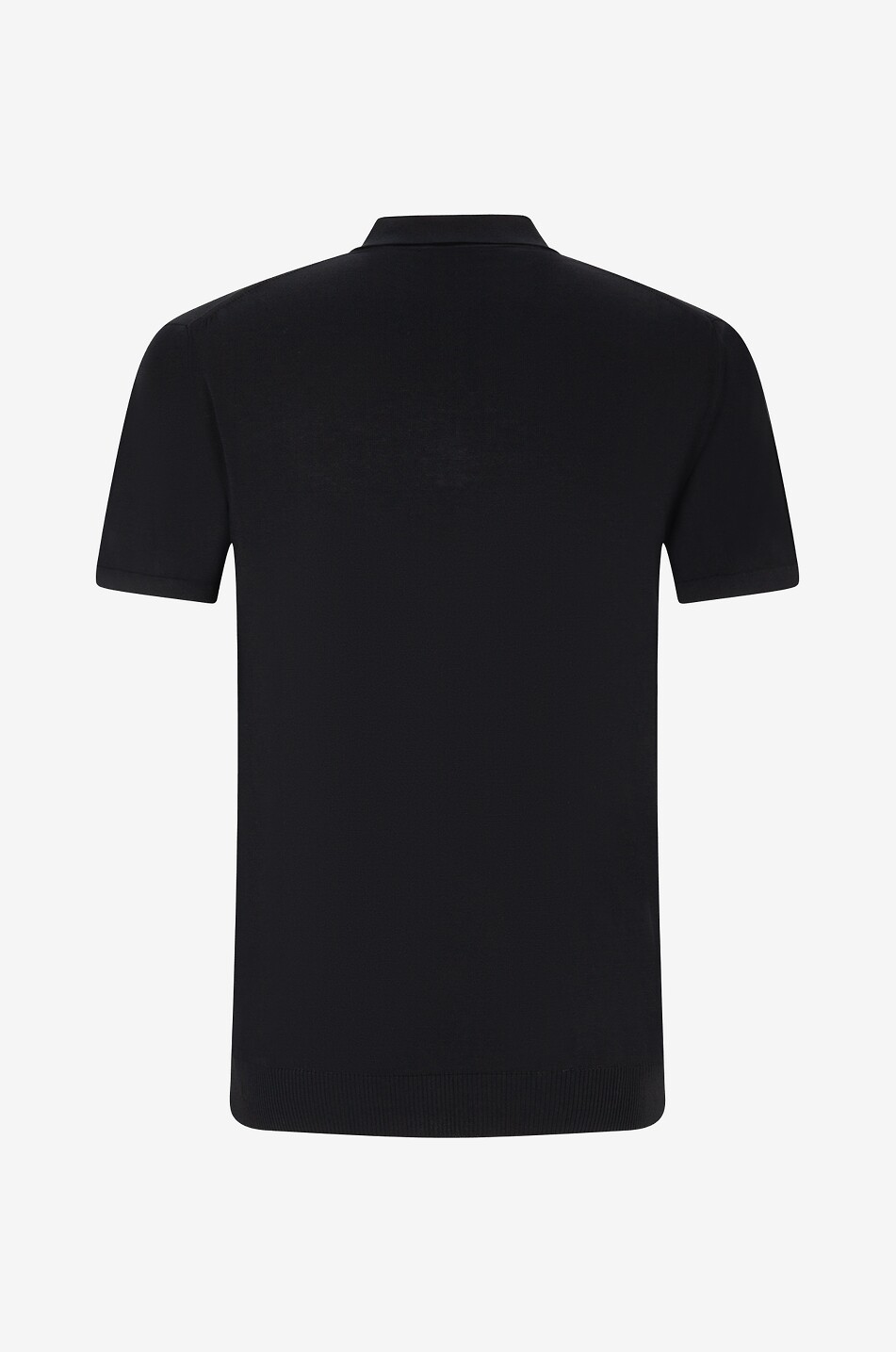 DANIELE FIESOLI Kurzärmeliges Polohemd aus Baumwolle Herren SCHWARZ 2