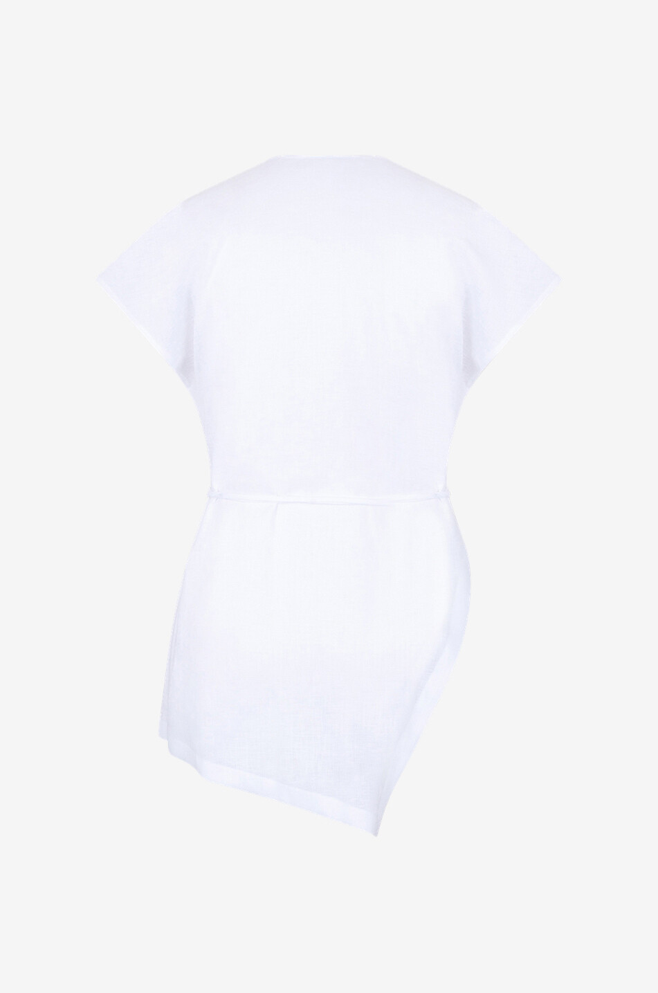 Top portefeuille asymétrique en lin