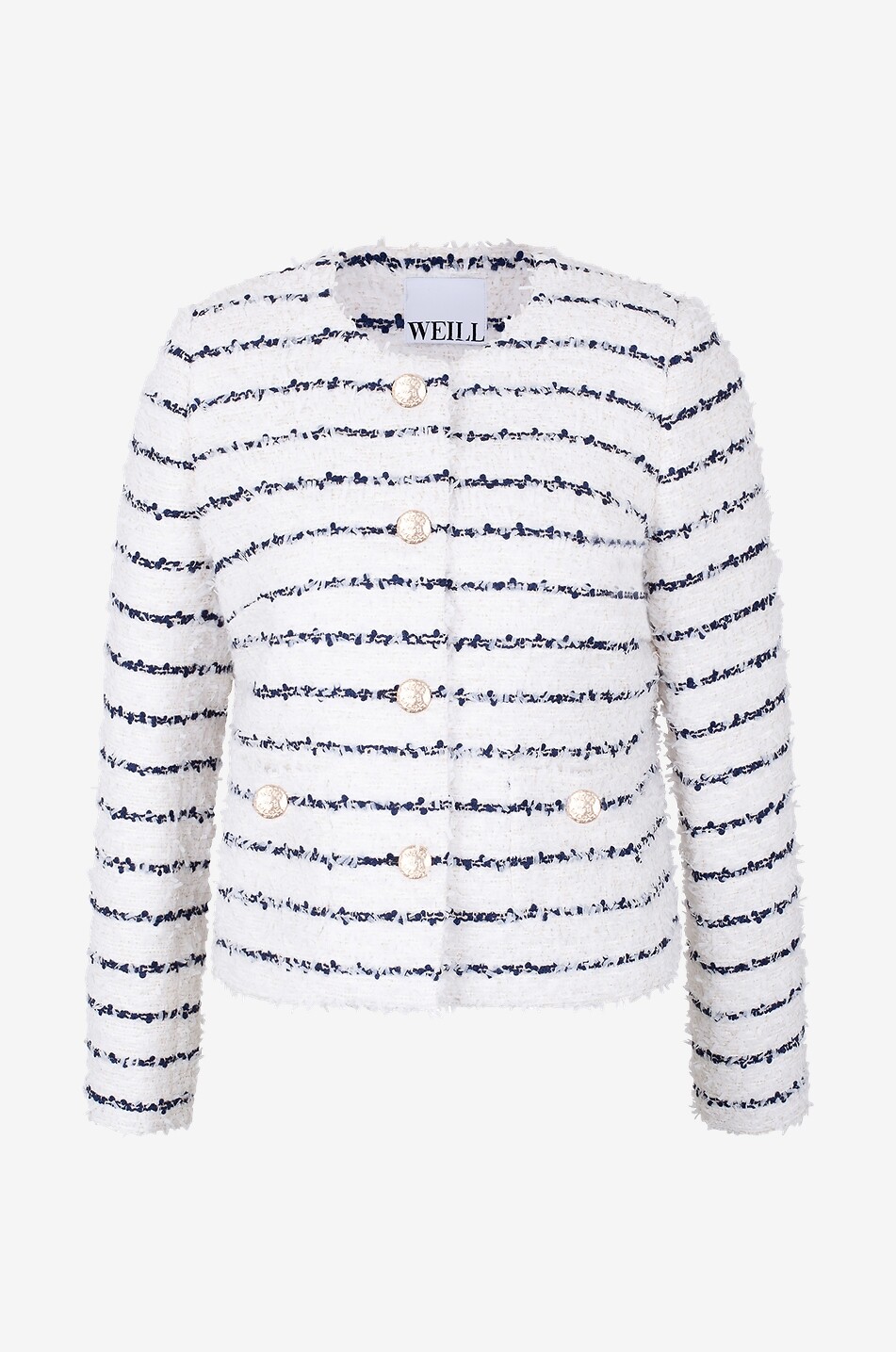 Chayne Marinière bouclé tweed jacket