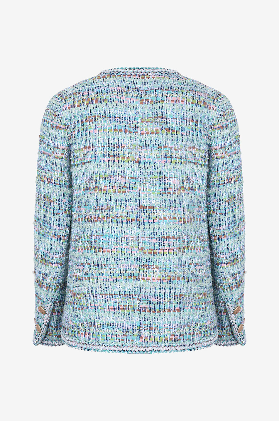 WEILL Chanis Multico Pastel tweed jacket Women LIGHT BLUE 2