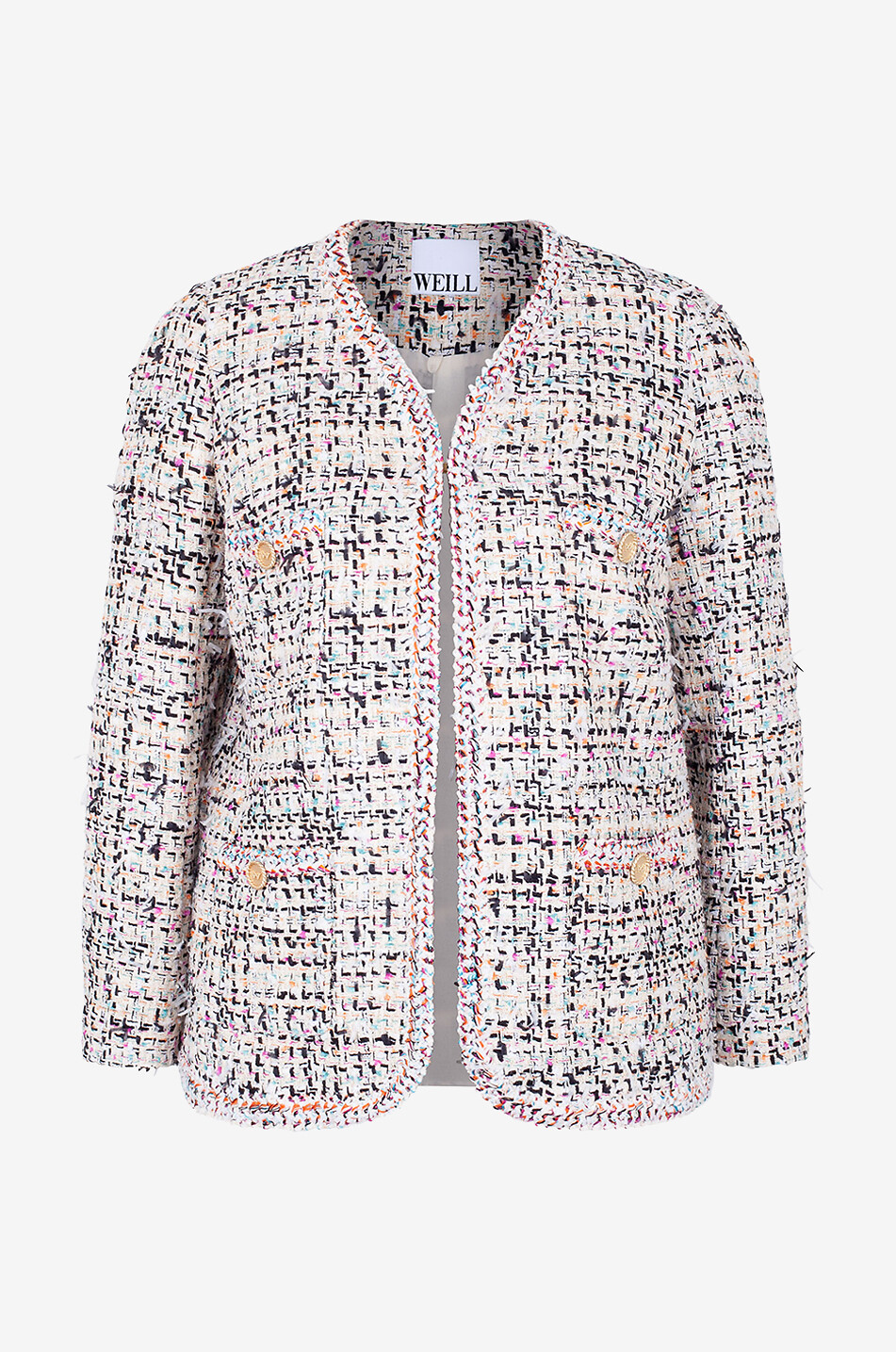 Tweed-Kostümjacke Cleden Multico