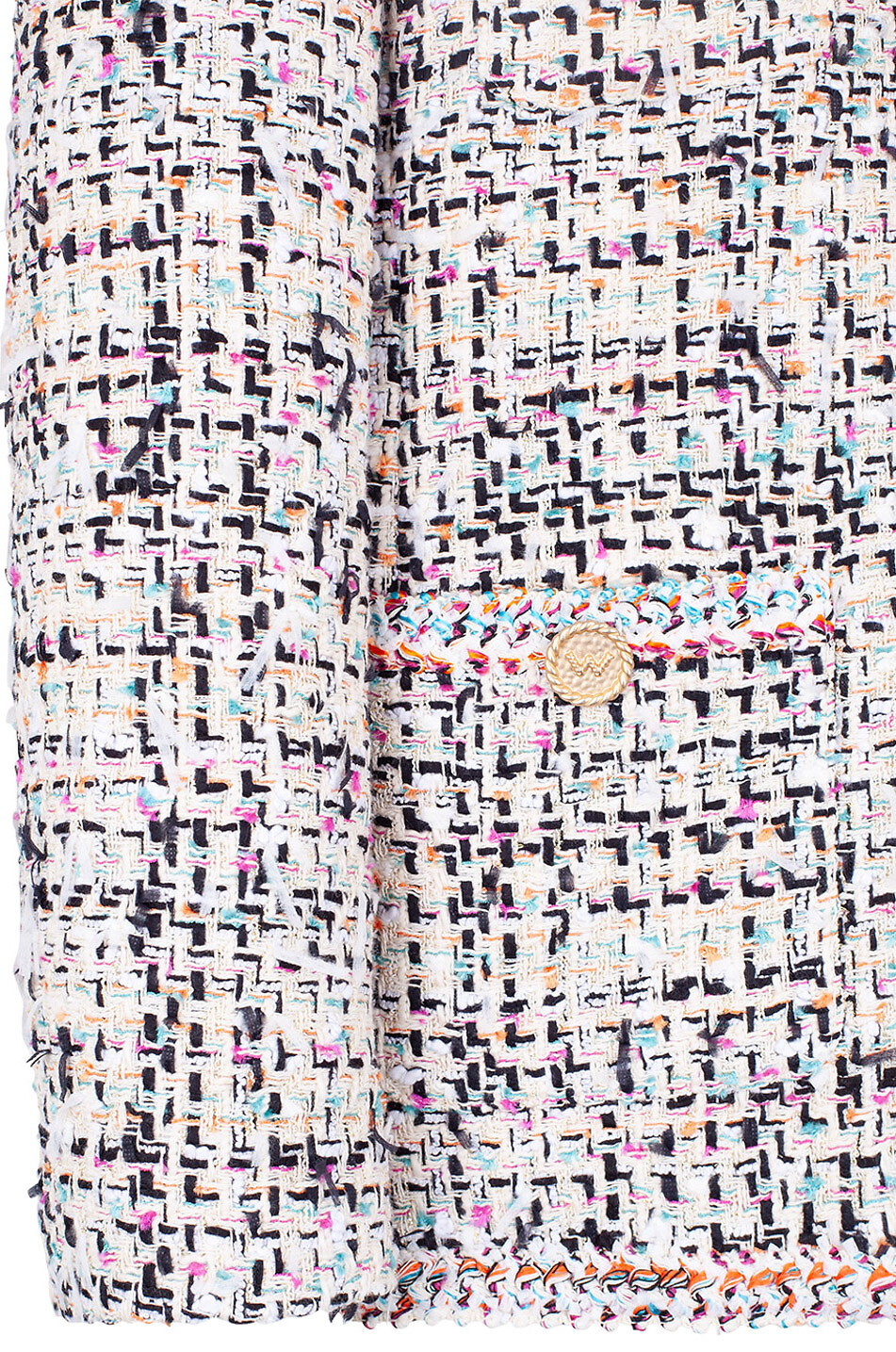 Tweed-Kostümjacke Cleden Multico