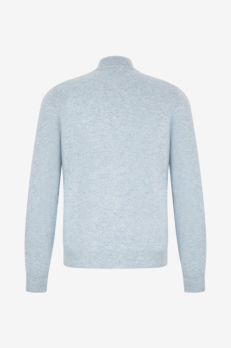 Cardigan zippé à col montant en cachemire et lin Favonio