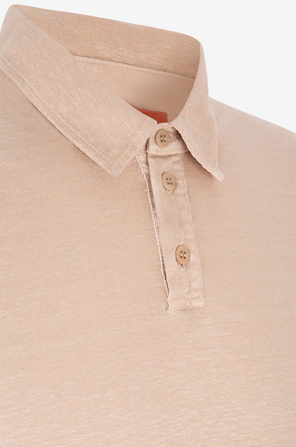 DANIELE FIESOLI Polohemd aus Leinen Herren [akeneo-beigefonce] 3