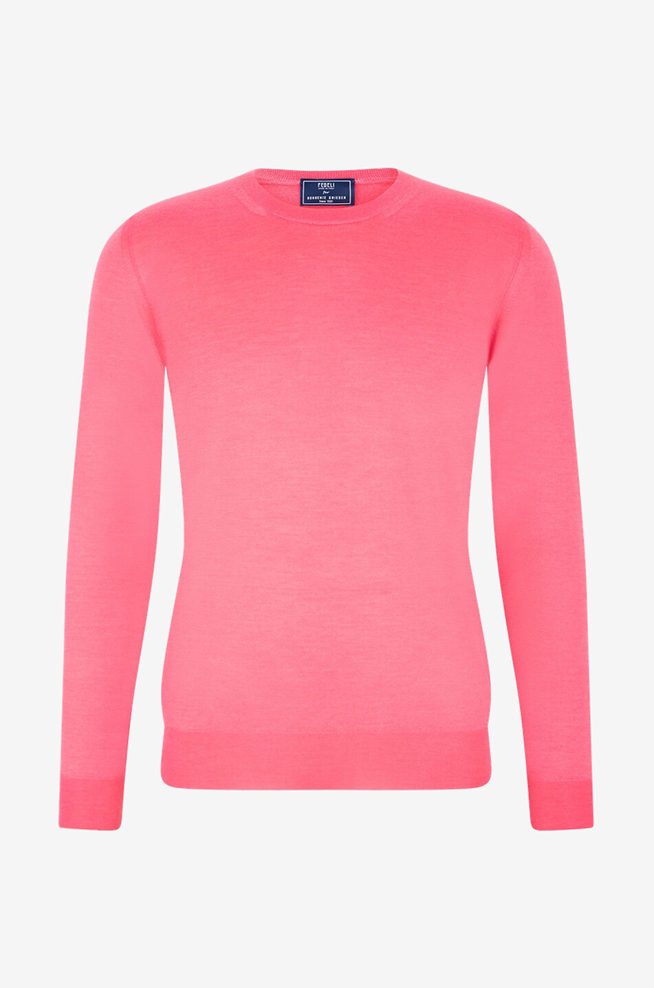 Pull à col rond en cachemire et soie Argentina