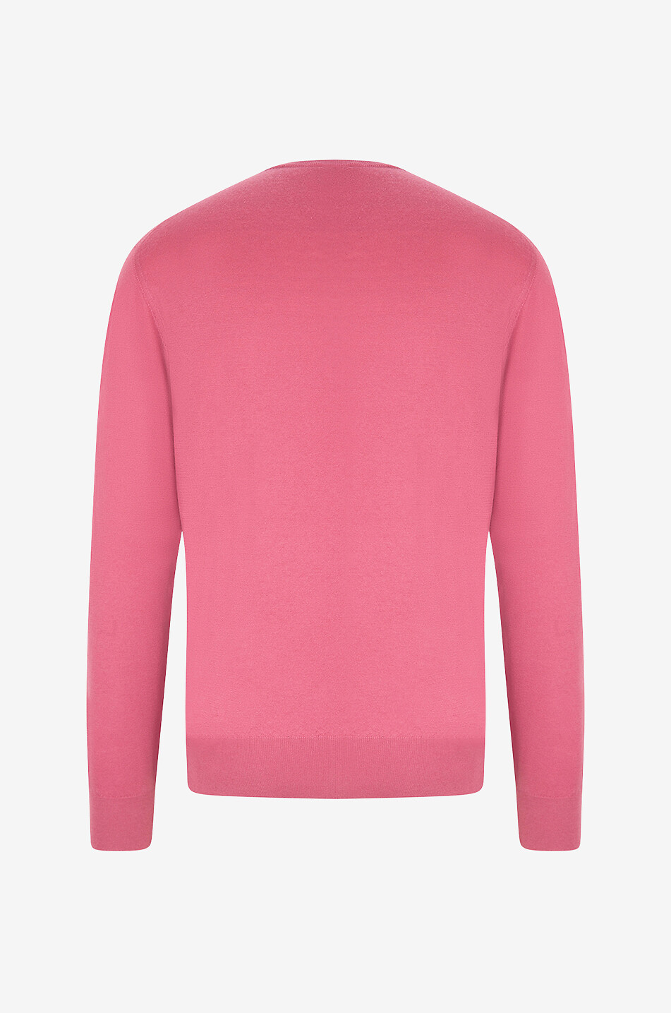 FEDELI Pull fin à col rond en cachemire Argentina Homme VIOLET MOYEN 2