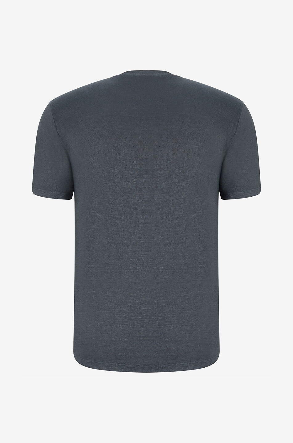 Linen stretch short-sleeved T-shirt