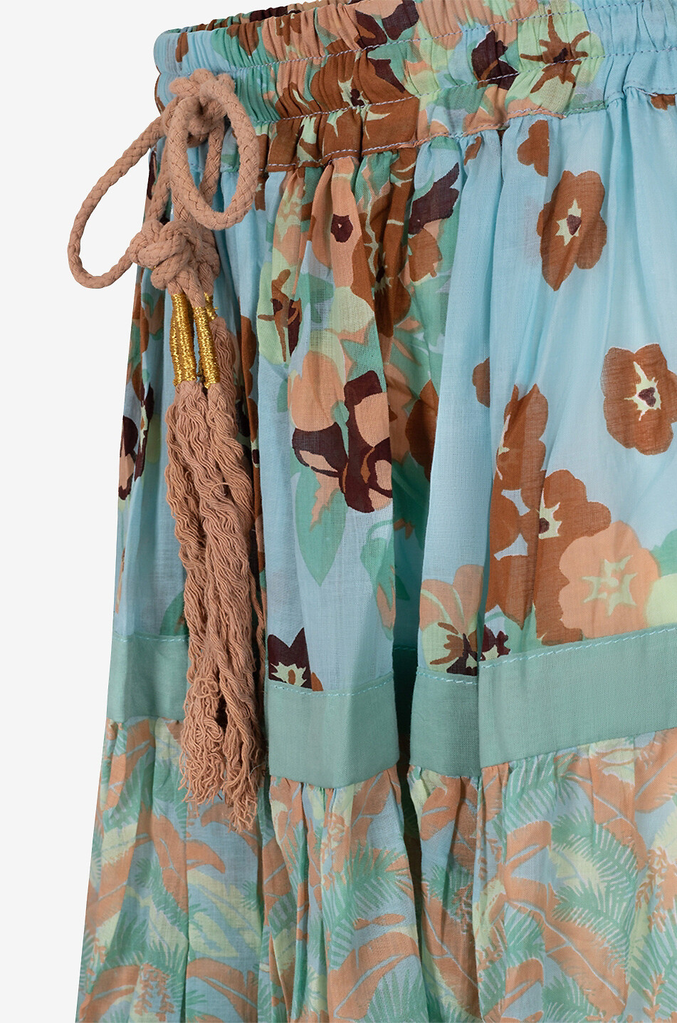 YVONNE S Midirock aus Baumwolle Damen BUNT 3