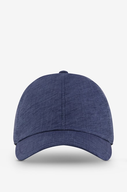 FEDELI Casquette en lin Land Homme BLEU FONCE 1