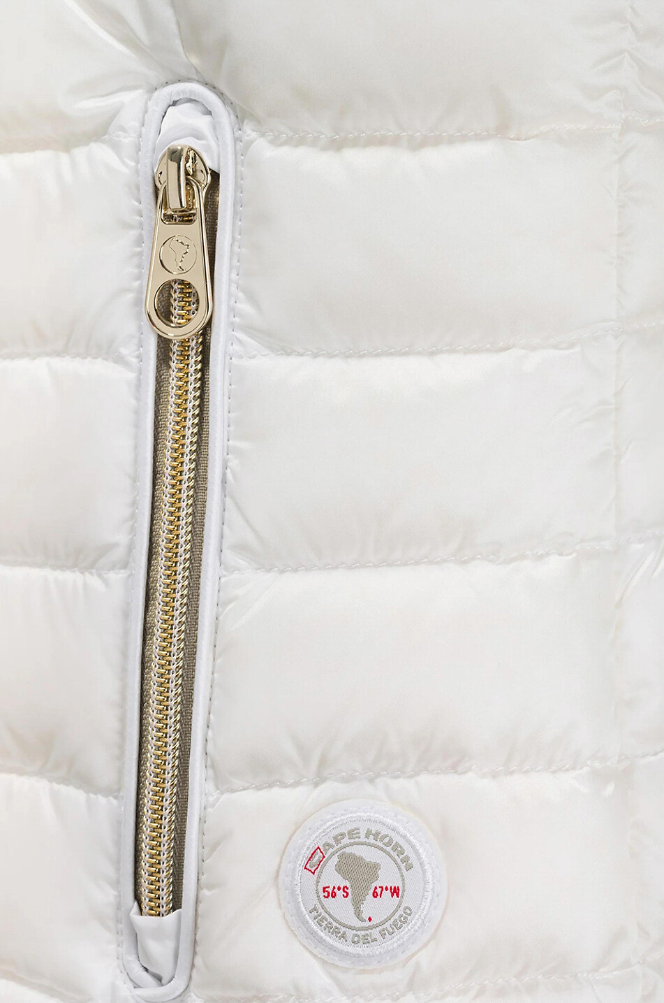 CAPE HORN Madeira lightweight quilted vest Women WHITE 6