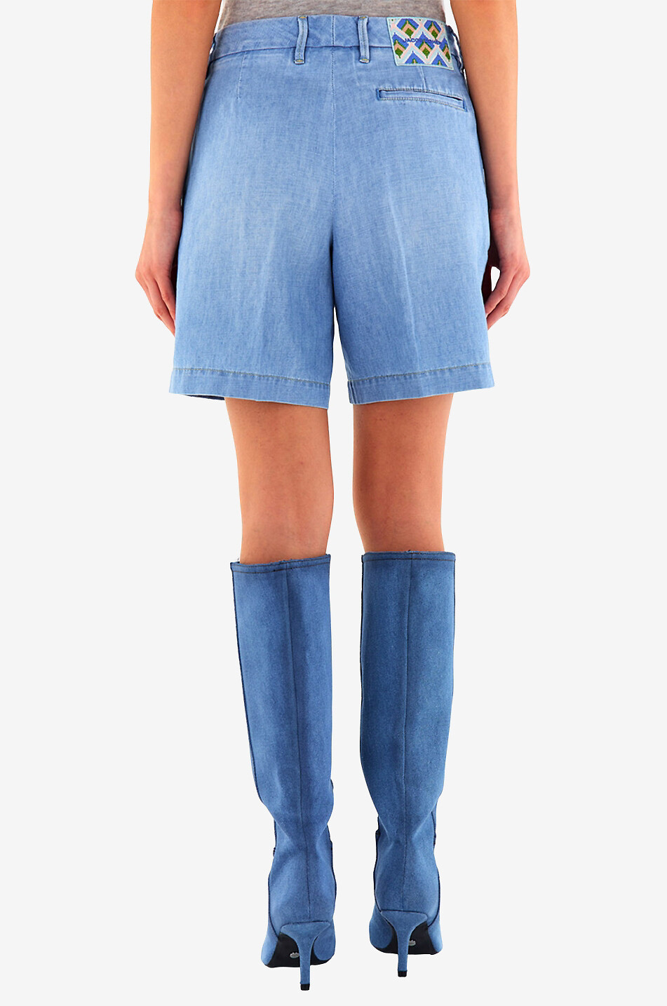 Short en coton et lin