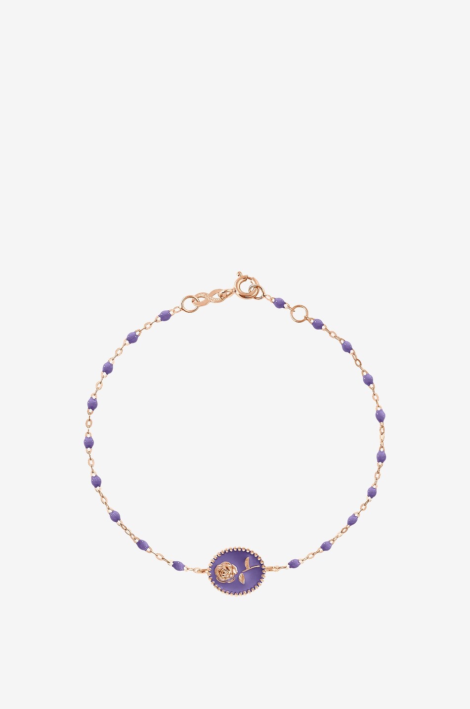 Rose Mauve pink gold bracelet