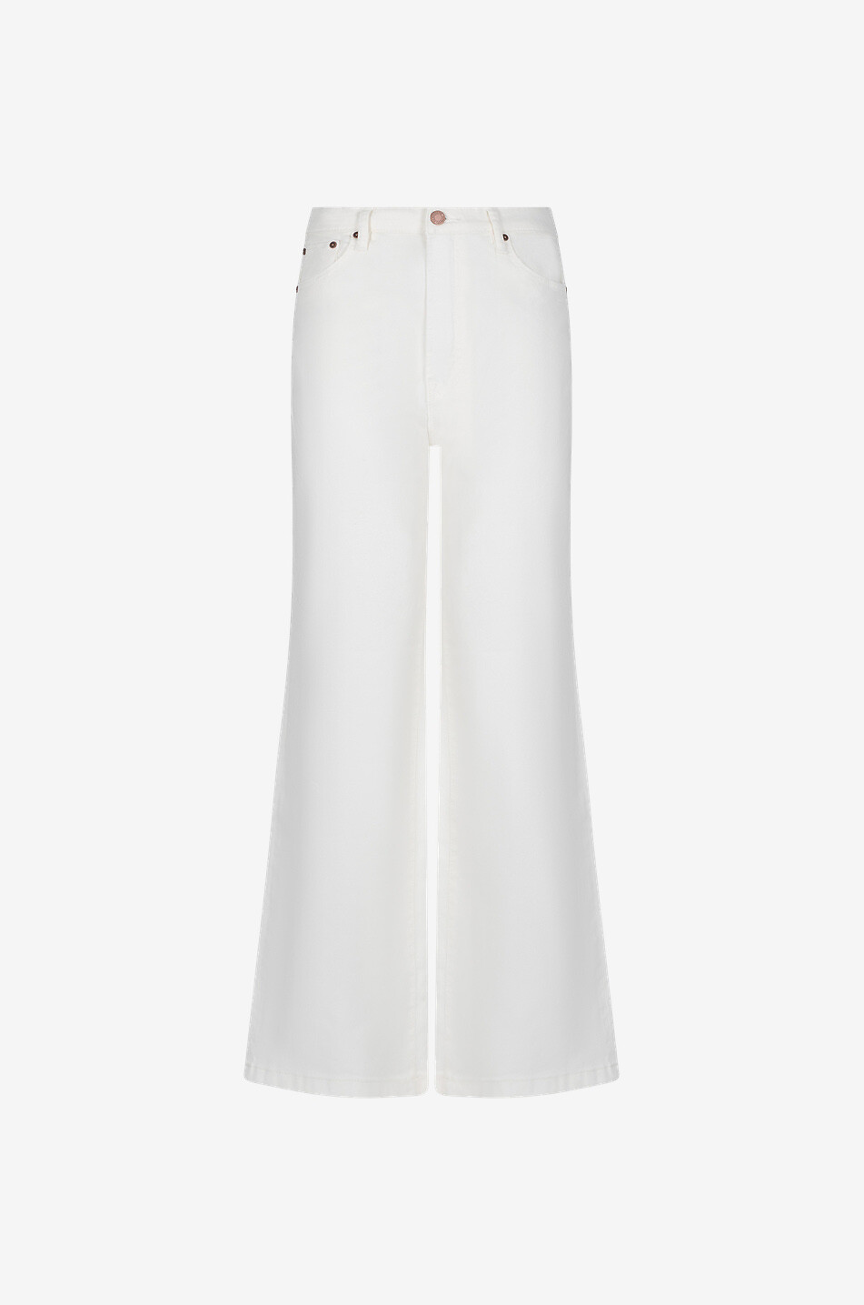 HEMISPHERE Jeans mit ausgestelltem Bein aus Baumwolle Niki Damen WEISS 1