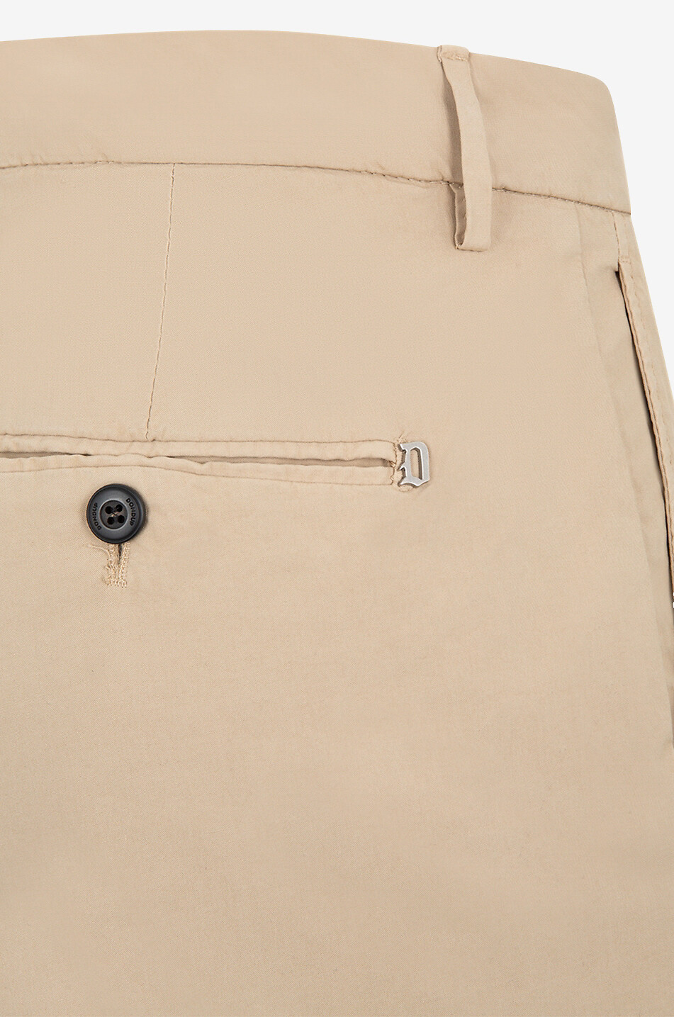 DONDUP Ral slim fit cotton trousers Men LIGHT BROWN 3