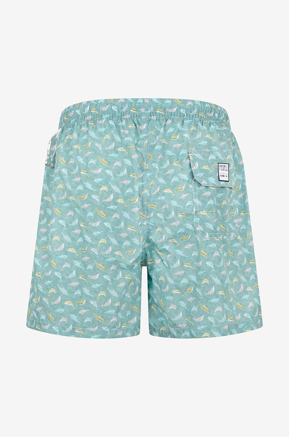 Short de bain motif dauphins Madeira