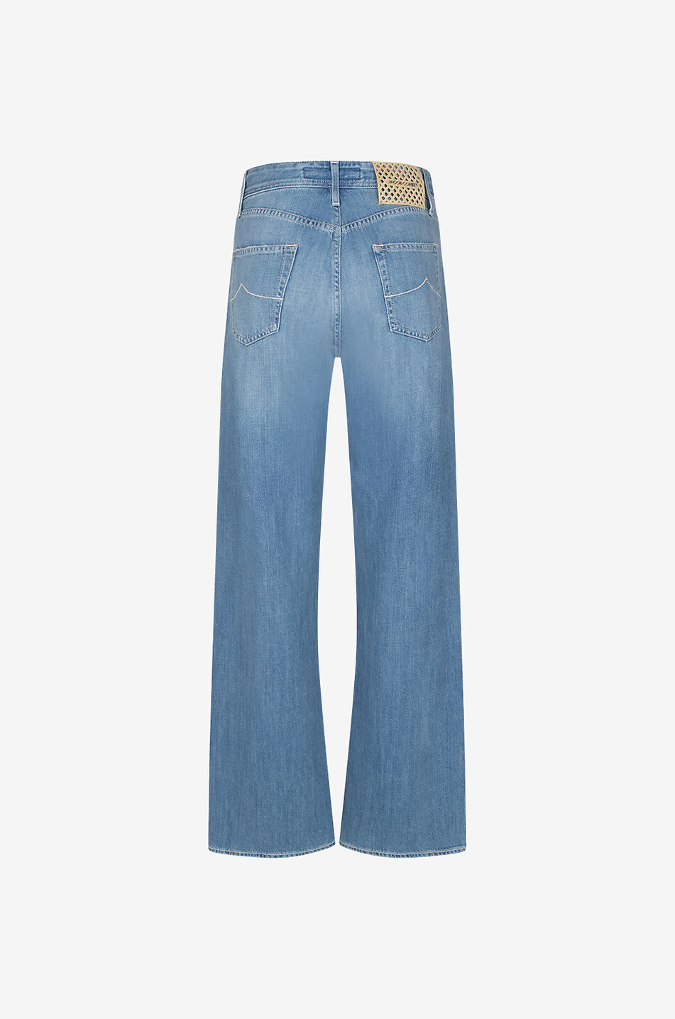 JACOB COHEN Jeans mit geradem Bein aus Baumwolle und Lyocell Hailey Damen MITTELBLAU 2